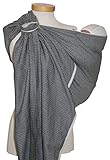 Storchenwiege Ring Sling Tragetuch Leo Schwarz-Weiß