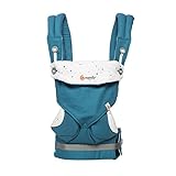 ERGObaby BC360AFESTY Babytrage 360 - Festive Skies, türkis