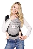 Babytrage: KOKADI® TaiTai - Heart2Heart Stone ✓ Neugeborene & Kleinkinder ✓ Ergonomisch ✓ Steg verstellbar ✓ Bio-Baumwolle ✓ ab Geburt bis 30kg ✓ GRATIS Beutel (Baby (3,5-15kg))
