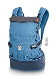 Ruckeli Babytrage Organic Cotton - Blue and Grey